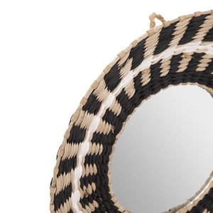 vente en ligne pas cher Le moins cher 🎁 ATMOSPHERA Miroir Fibre Végétale Ines D40 😉 7