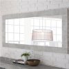 Offres 👏 NOUVOMEUBLE Grand Miroir Couleur Béton Clair Design URBAN 🔥 De super promotions disponibles 11