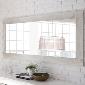 Coupon 😀 NOUVOMEUBLE Miroir Mural Couleur Pin Contemporain URBAN 👏 magasin pas cher 7
