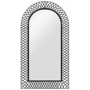 vente en ligne pas cher Coupon ⌛ VIDAXL Miroir Mural De Jardin 60 X 110 Cm Noir 😉 9