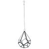 Vente flash ⭐ Décoration à Suspendre En Métal Vase 23cm Noir ❤️ mode pas chere 8