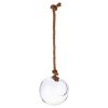 Nouveau 🔔 Boule En Verre à Suspendre Corde 22cm Transparent 😀 excellente qualité 10