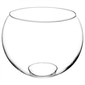 boutique en ligne france Les meilleures critiques de ❤️ Vase En Verre Boule 30cm Transparent 👏 6