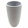 De gros 👏 Paris Prix Vase Déco En Céramique Quadri 24cm Blanc 🎁 Promotio de vente 11