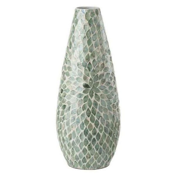 luxe soldes Meilleur prix ⌛ Paris Prix Vase Imprimé Design Delta 46cm Bleu Clair 😍 1