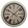 Sortie 🥰 Pendule Murale Design En Verre Clef 39cm Blanc 🛒 mode pas cher 11