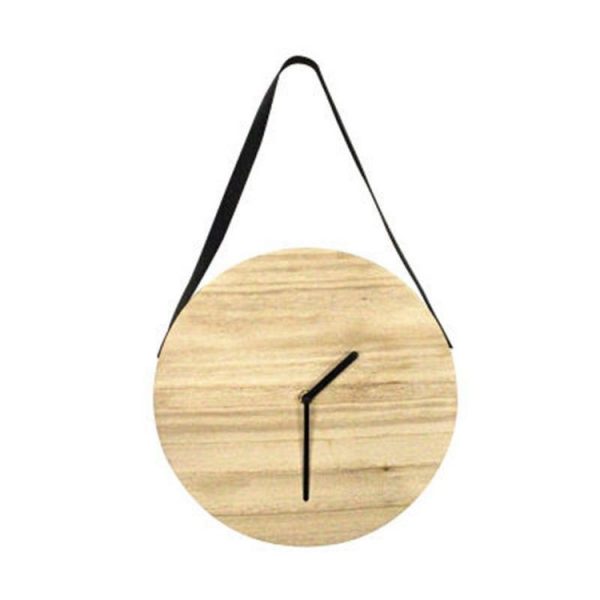Grosses soldes 😍 Paris Prix Horloge Murale Design Loft Time 28cm Naturel 🎁 site pas cher 1