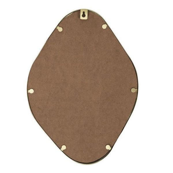 Coupon 👍 Paris Prix Miroir Mural Déco Contour Ovale 34cm Or 💯 Authentic Original licence 3